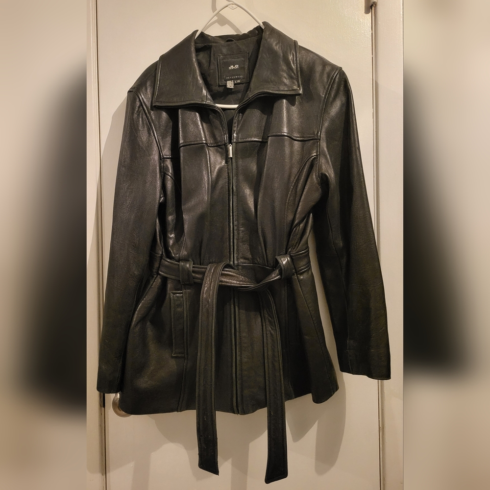 Leather Jacket Size Large